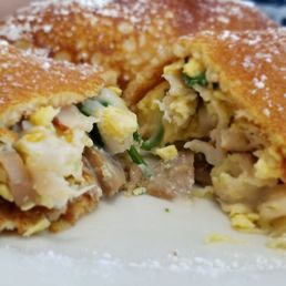 Egg White Ham Breakfast Crepe