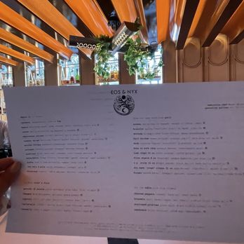Eos & Nyx - Menu as of Sept 2025 - Cocktail Bars Near Me - San Jose, California Eos & Nyx - Menu as of Sept 2025 - Cocktail Bars Near Me - San Jose, California