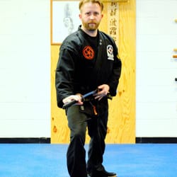 Elements of Self Defense - Mr. Huber posing for the camera.