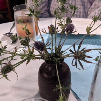 FIG - Table flower, but what is it? - New American Near Me - Charleston, South Carolina