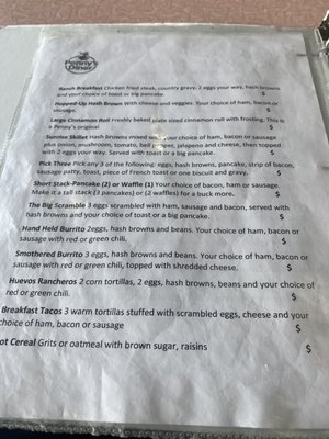 Menu photo 2 Penny's Diner Belen, NM