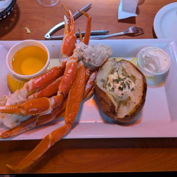 Harbor House - 2 Crab Clusters + Baked Potato - American Near Me - Clinton Township, Michigan Harbor House - 2 Crab Clusters + Baked Potato - American Near Me - Clinton Township, Michigan