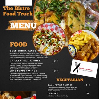 The Bistro - Menu - Food Trucks Near Me - Chattanooga, Tennessee The Bistro - Menu - Food Trucks Near Me - Chattanooga, Tennessee