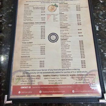 Maya Thai Cuisine - Menu (2026) - Thai Near Me - Temple Terrace, Florida Maya Thai Cuisine - Menu (2026) - Thai Near Me - Temple Terrace, Florida