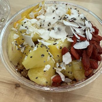 Tropical Smoothie Cafe - Custom acai bowl with pineapples, mangoes, go go goji berries, coconut, chia and granola - Juice Bars & Smoothies Near Me - Wyncote, Pennsylvania Tropical Smoothie Cafe - Custom acai bowl with pineapples, mangoes, go go goji berries, coconut, chia and granola - Juice Bars & Smoothies Near Me - Wyncote, Pennsylvania
