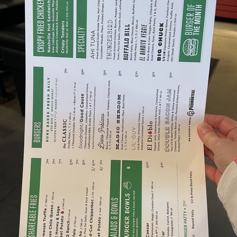 Hopdoddy Burger Bar - Menu - Burgers Near Me - Euless, Texas Hopdoddy Burger Bar - Menu - Burgers Near Me - Euless, Texas