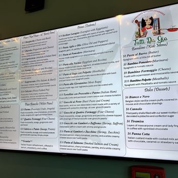 Tutti Da Gio - Menu - Sicilian Near Me - Hendersonville, Tennessee Tutti Da Gio - Menu - Sicilian Near Me - Hendersonville, Tennessee