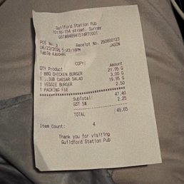 Receipts, which are now fraud