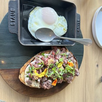 Ember & Rye - Beef tartare! AMAZING FLAVORS, 5 out of 5 stars without a doubt! - Seafood Near Me - Carlsbad, California Ember & Rye - Beef tartare! AMAZING FLAVORS, 5 out of 5 stars without a doubt! - Seafood Near Me - Carlsbad, California