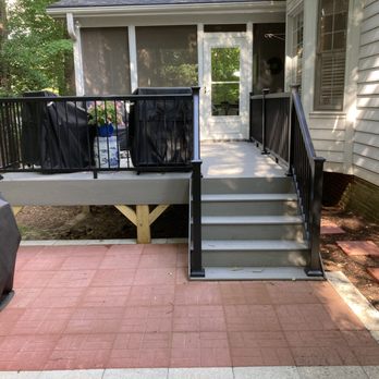 JM Decks and Fences - from the (new) patio - Fences & Gates Near Me - Cary, North Carolina JM Decks and Fences - from the (new) patio - Fences & Gates Near Me - Cary, North Carolina