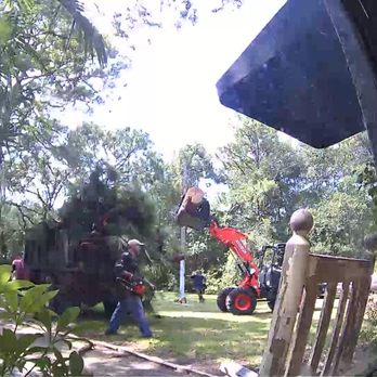 Gene Rivers Tree Service - The 80-90 ft pine in the front bites the dust thanks to Gene Rivers and crew! - Tree Services Near Me - Whistler, Alabama