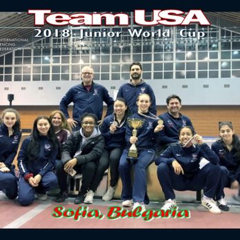 Team Touche Fencing - Junior Team USA Athletes and Coaches at 2018 Junior World Cup. Coach Tedd third from the right. - Fencing Clubs Near Me - San Diego, California Team Touche Fencing - Junior Team USA Athletes and Coaches at 2018 Junior World Cup. Coach Tedd third from the right. - Fencing Clubs Near Me - San Diego, California