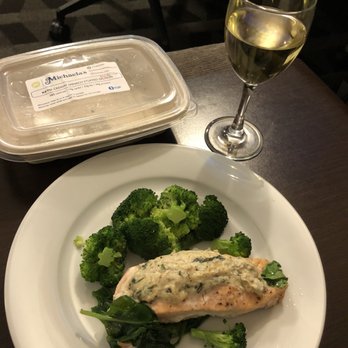 Michaela's Meals - Creamy spinach stuffed salmon - Food Delivery Services Near Me - San Diego, California