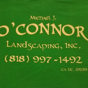 Michael J O'Connor Landscaping - a green t - shirt - Landscaping Near Me - Van Nuys, California Michael J O'Connor Landscaping - a green t - shirt - Landscaping Near Me - Van Nuys, California