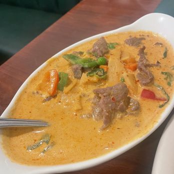Bamboo Fresh Thai Cuisine - Curry with beef - Thai Near Me - La Mesa, California
