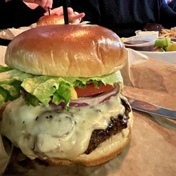 Mushroom Swiss burger. So good.