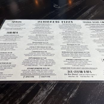 The Filling Station Microbrewery - Menu - Pizza Near Me - Traverse City, Michigan