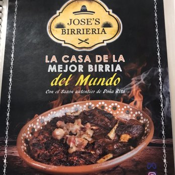 Joses Birrieria - Menu cover - Mexican Near Me - Stockton, California Joses Birrieria - Menu cover - Mexican Near Me - Stockton, California