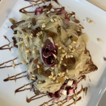 Valmarana - Pork belly with radicchio and balsamic sauce, best dish - Italian Near Me - Venezia, VE