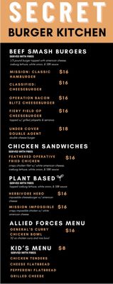 Secret Burger Kitchen Tacoma Smash Burgers by null