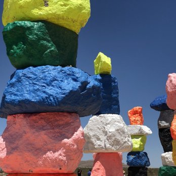 Seven Magic Mountains - Public Art Near Me - Las Vegas, Nevada Seven Magic Mountains - Public Art Near Me - Las Vegas, Nevada