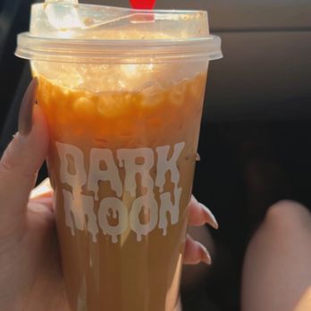 Dark Moon Coffee Roasters - Salted Carmel latte - Coffee Roasteries Near Me - Henderson, Nevada Dark Moon Coffee Roasters - Salted Carmel latte - Coffee Roasteries Near Me - Henderson, Nevada
