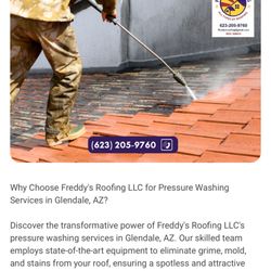 Freddy's Roofing - Power washing and roofing photos for advertising