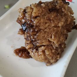 Mushroom pork sticky rice