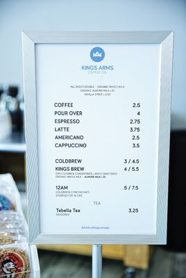 Menu photo 2 Kings Arms Coffee Tampa, FL