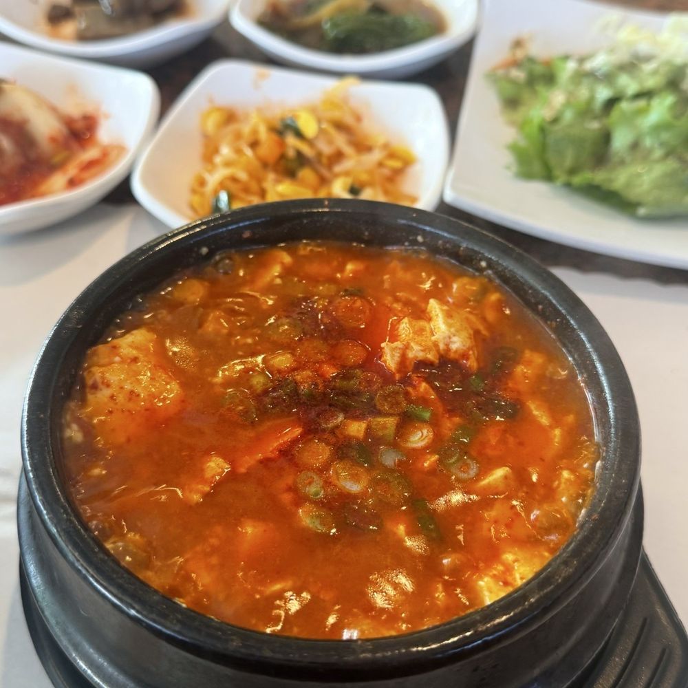 Ye Dang Korean Restaurant - Beef Tofu Soup Very Spicy - Korean Near Me - Tustin, California Ye Dang Korean Restaurant - Beef Tofu Soup Very Spicy - Korean Near Me - Tustin, California