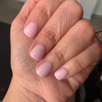 QD Nails & Spa - Excited to start letting my nails grow again. This color is Precious Ice. It's a dip mani. Thanks Ni! - Nail Salons Near Me - San Diego, California