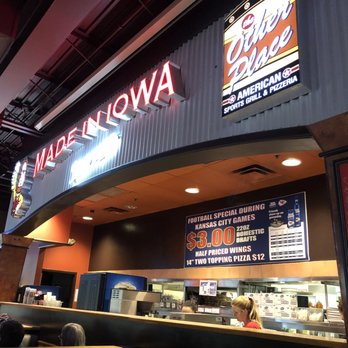 The Other Place - The retractable big screen - Pizza Near Me - Clive, Iowa