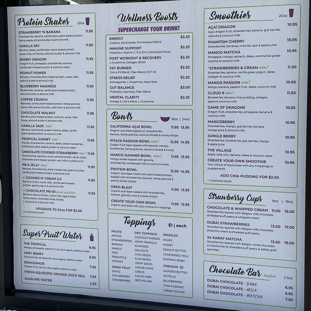 Protini Bar - Menu - Juice Bars & Smoothies Near Me - Woodland Hills, California Protini Bar - Menu - Juice Bars & Smoothies Near Me - Woodland Hills, California