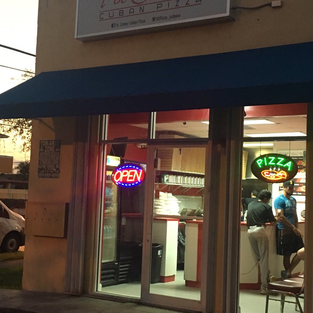 Pa'Comer Cuban Pizza - Storefront - Pizza Near Me - Hialeah, Florida Pa'Comer Cuban Pizza - Storefront - Pizza Near Me - Hialeah, Florida