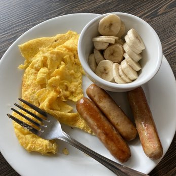 Tank and Libby's - Kids eggs and sausage with side of bananas - Breakfast & Brunch Near Me - Drexel Hill, Pennsylvania Tank and Libby's - Kids eggs and sausage with side of bananas - Breakfast & Brunch Near Me - Drexel Hill, Pennsylvania