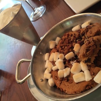 Blue Duck Tavern - The warm s'mores cookie served with ice cream - New American Near Me - Washington, DC, District of Columbia