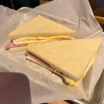 Kowloon Tong Dessert Cafe - Egg & Ham Sandwich - Desserts Near Me - San Francisco, California