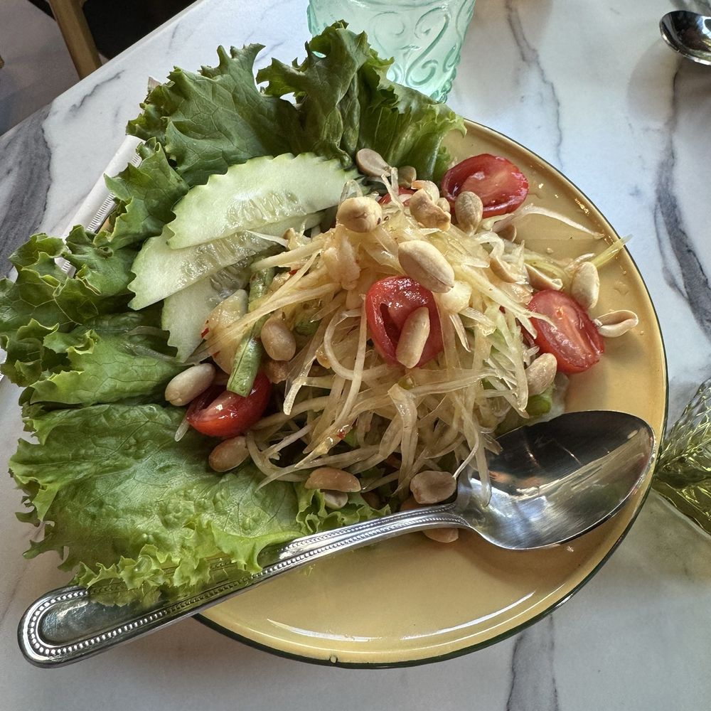 LeDu Thai - Pla Goong Salad - papaya salad - Thai Near Me - Phoenix, Arizona LeDu Thai - Pla Goong Salad - papaya salad - Thai Near Me - Phoenix, Arizona