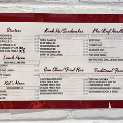 TemptAsians - Menu