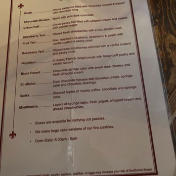 French Pastry Shop - Menu - Bakeries Near Me - Santa Fe, New Mexico French Pastry Shop - Menu - Bakeries Near Me - Santa Fe, New Mexico