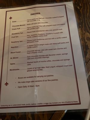 Menu photo 1 French Pastry Shop Santa Fe, NM Menu photo 1 French Pastry Shop Santa Fe, NM