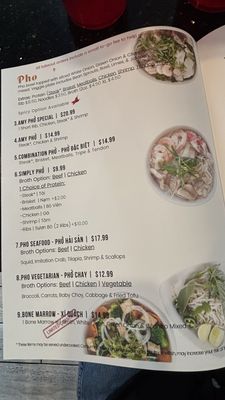 Menu photo 7 Amy Pho Phoenix, AZ