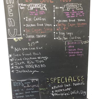 Zo’s Soul Food - Normal Chalkboard Menu - Barbeque Near Me - Beatrice, Nebraska Zo’s Soul Food - Normal Chalkboard Menu - Barbeque Near Me - Beatrice, Nebraska