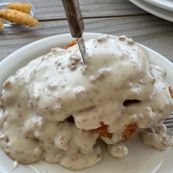 Lulu's Cafe - Big Chicken Biscuit Breakfast - Diners Near Me - Myrtle Beach, South Carolina