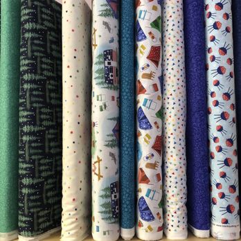 Pine Tree Quilt Shop - Camp USA designed by Bentpath Studios for Blank Quilting. - Fabric Stores Near Me - Salem, New Hampshire