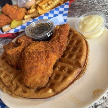 World Famous Hotboys - WF Chicken & Waffles - American Near Me - Sacramento, California World Famous Hotboys - WF Chicken & Waffles - American Near Me - Sacramento, California