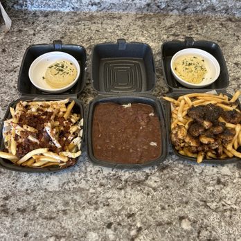 Heard Dat Kitchen - Ranch fries, red beans and rice, potato salad and BBQ shrimp and fries. - Cajun/Creole Near Me - New Orleans, Louisiana