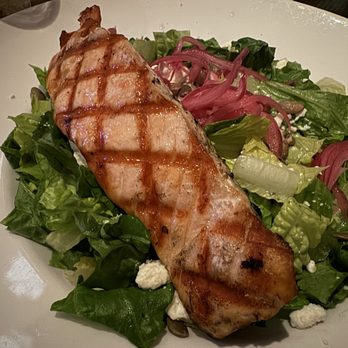 Gloria's Latin Cuisine - Salmon Chimichurri Salad - Mexican Near Me - Austin, Texas
