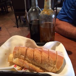 Complimentary bread with hot oil Complimentary bread with hot oil