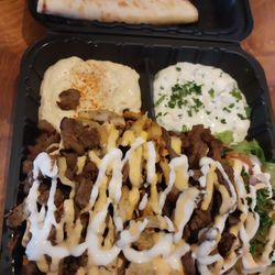 Three meat plate